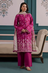 Embroidered Kurta Dupatta Trouser - 2888