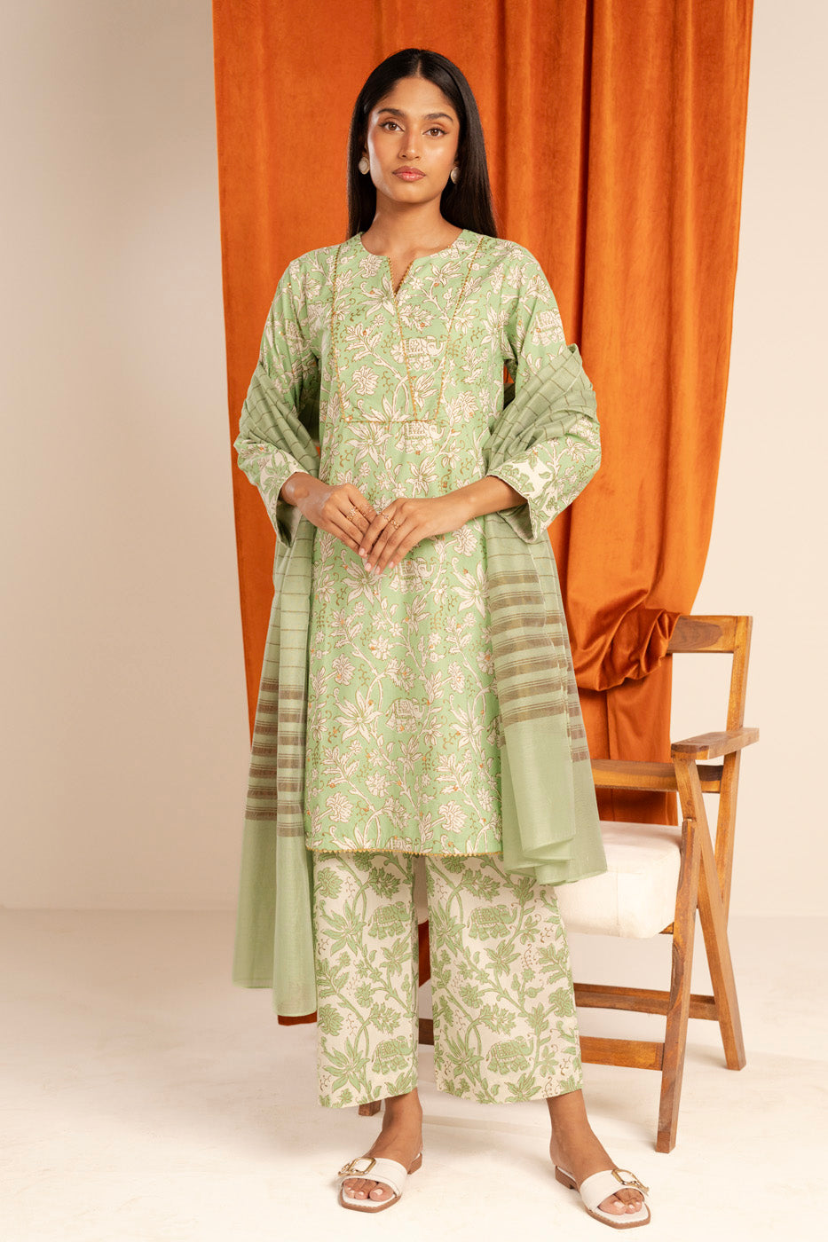 RTW | SHIRT, TROUSER & DUPATTA