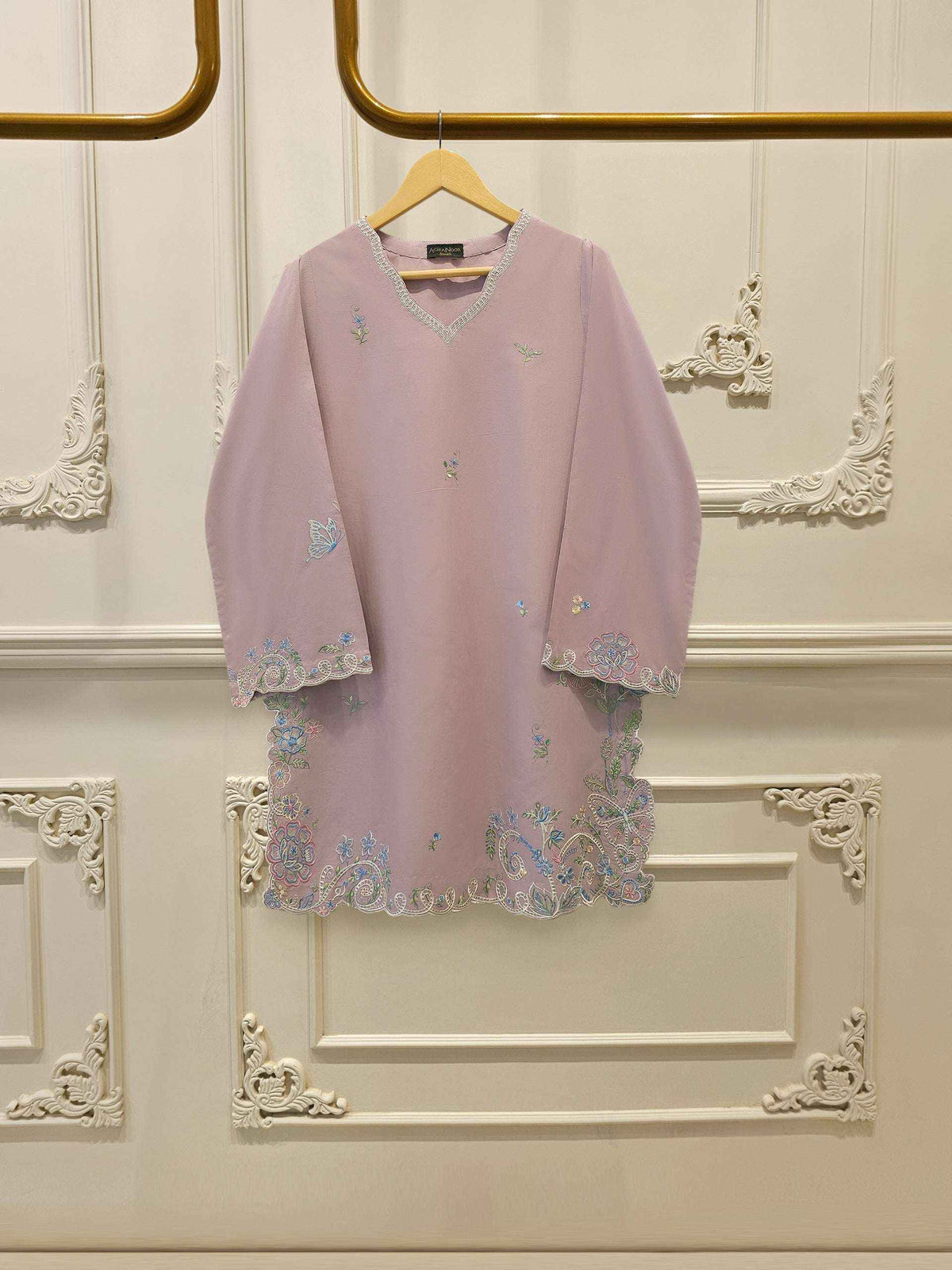 2 Piece - Embroidered Cambric Suit S115354