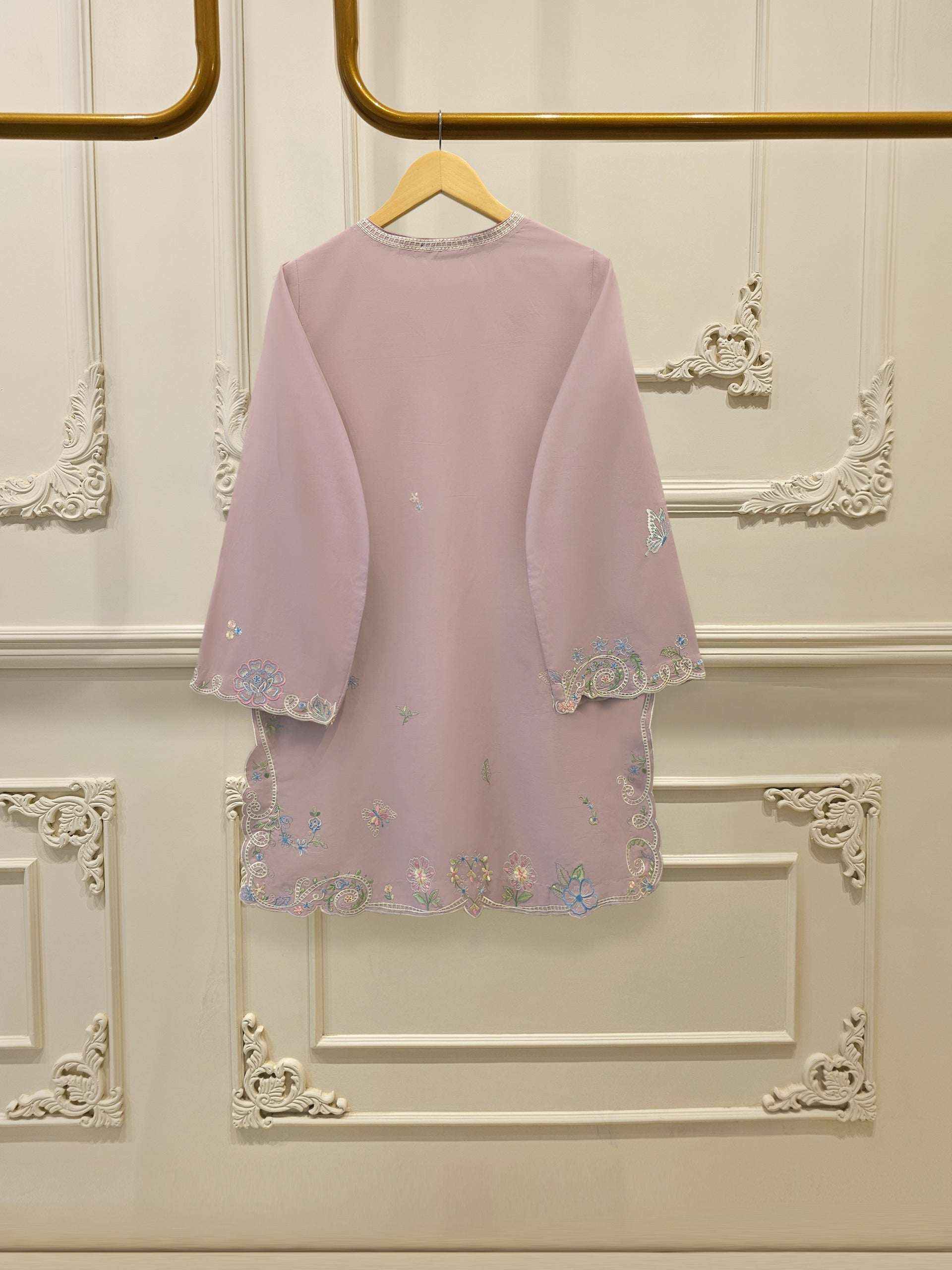 2 Piece - Embroidered Cambric Suit S115354