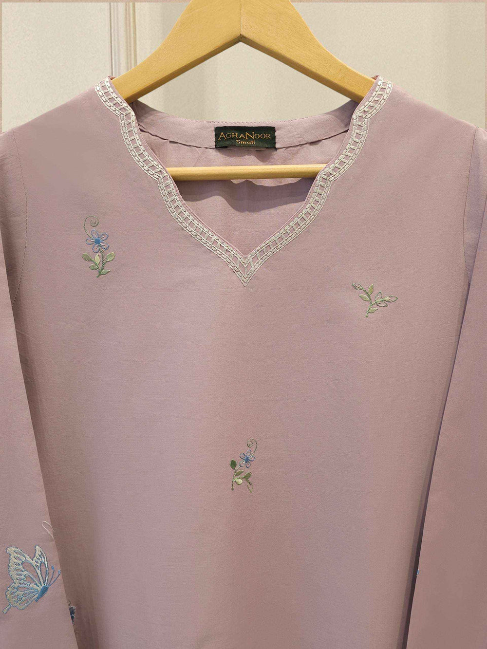 2 Piece - Embroidered Cambric Suit S115354