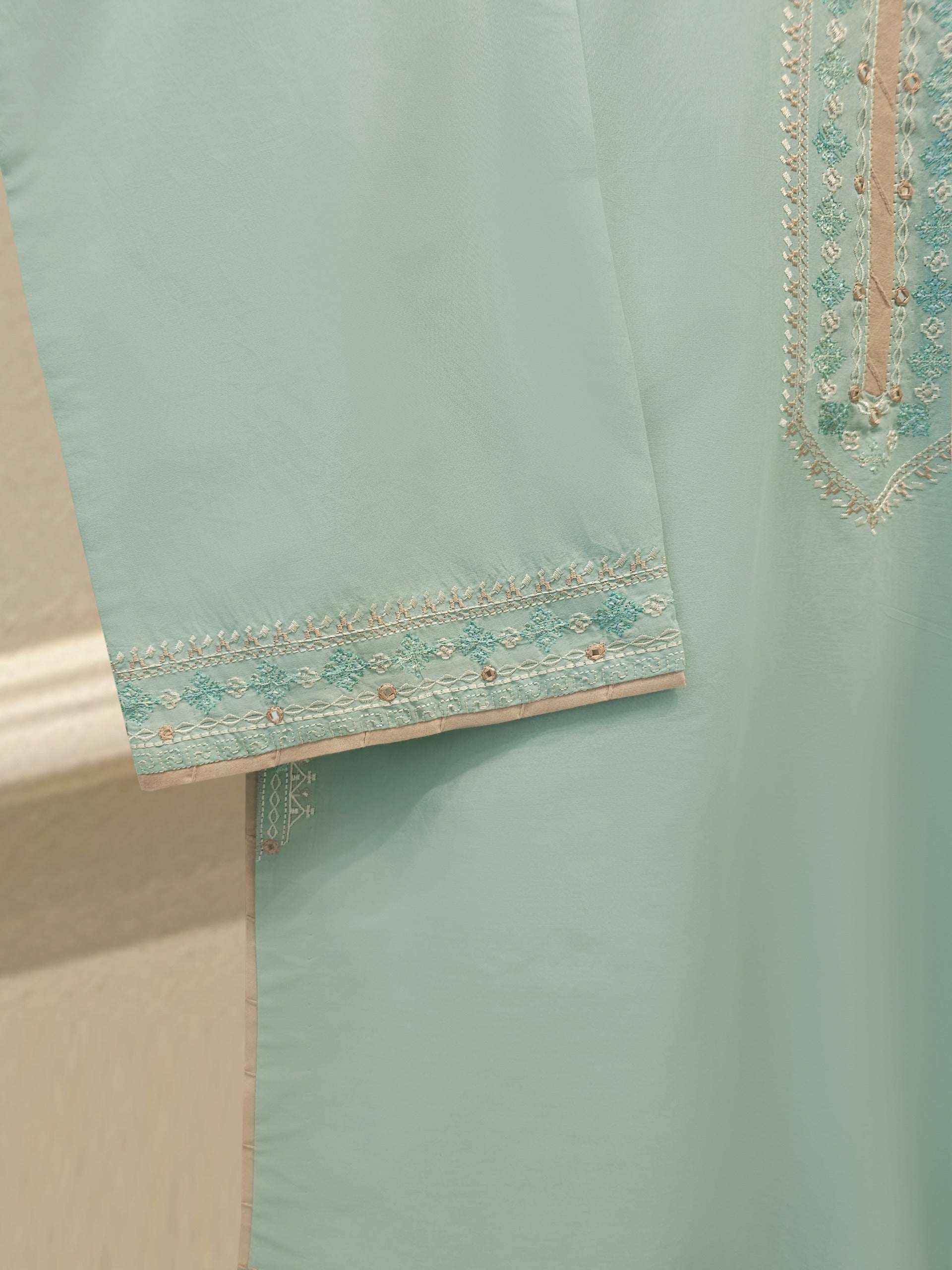 2 Piece - Embroidered Cambric Suit S115334