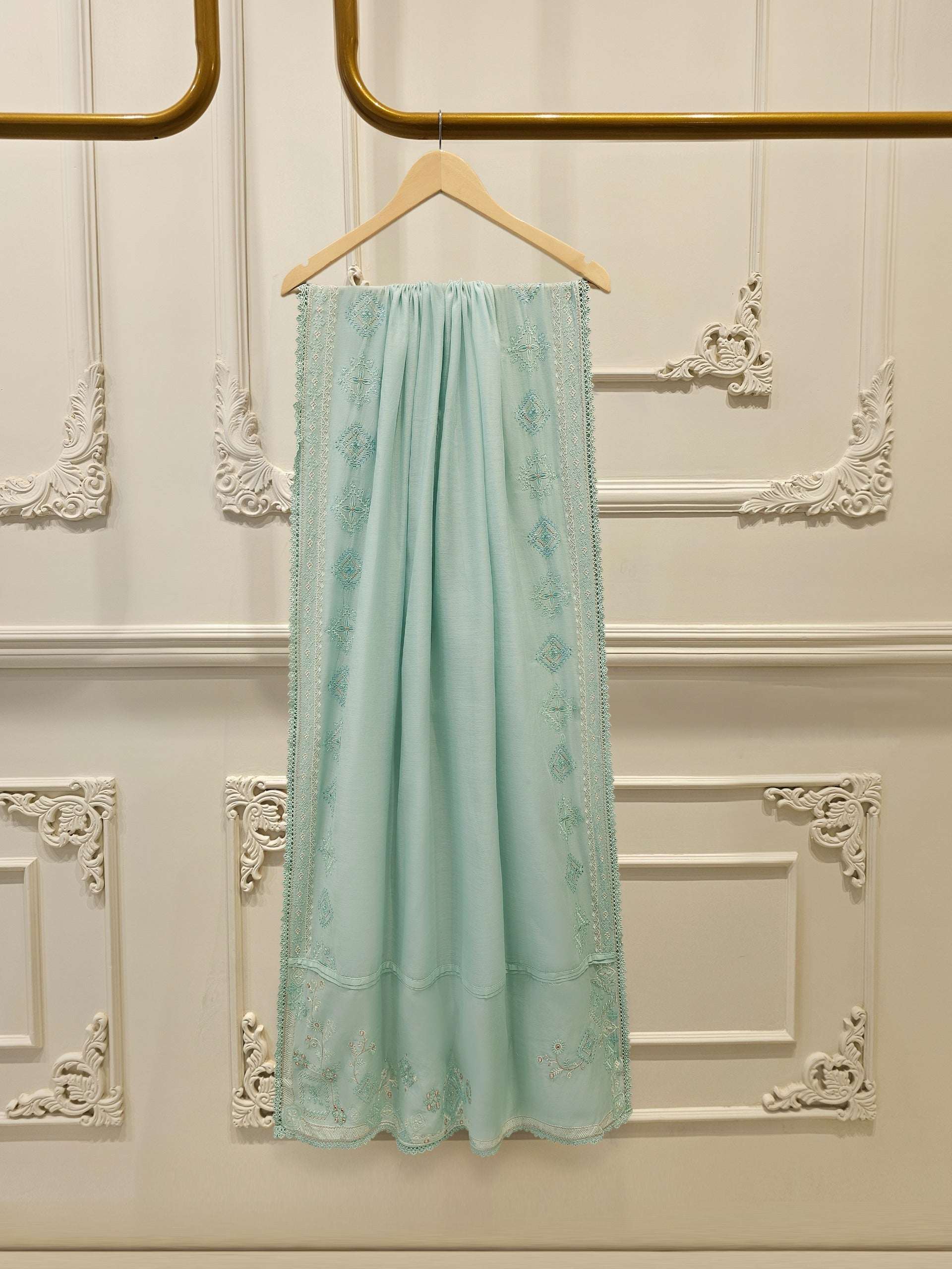 2 Piece - Embroidered Cambric Suit S115334