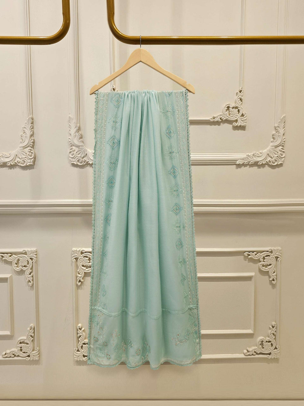 2 Piece - Embroidered Cambric Suit S115334