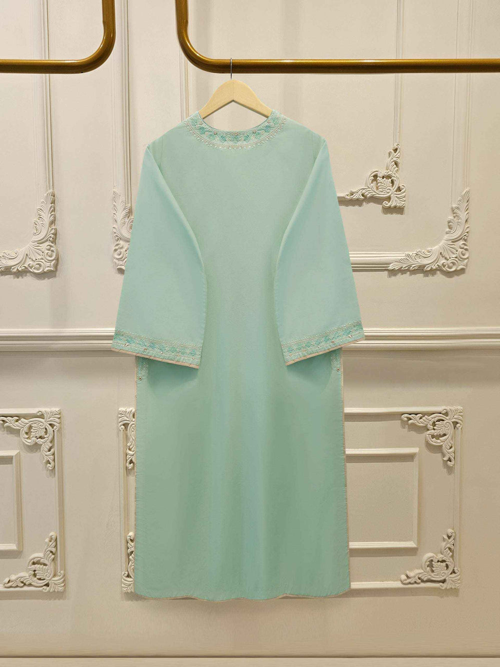 2 Piece - Embroidered Cambric Suit S115334