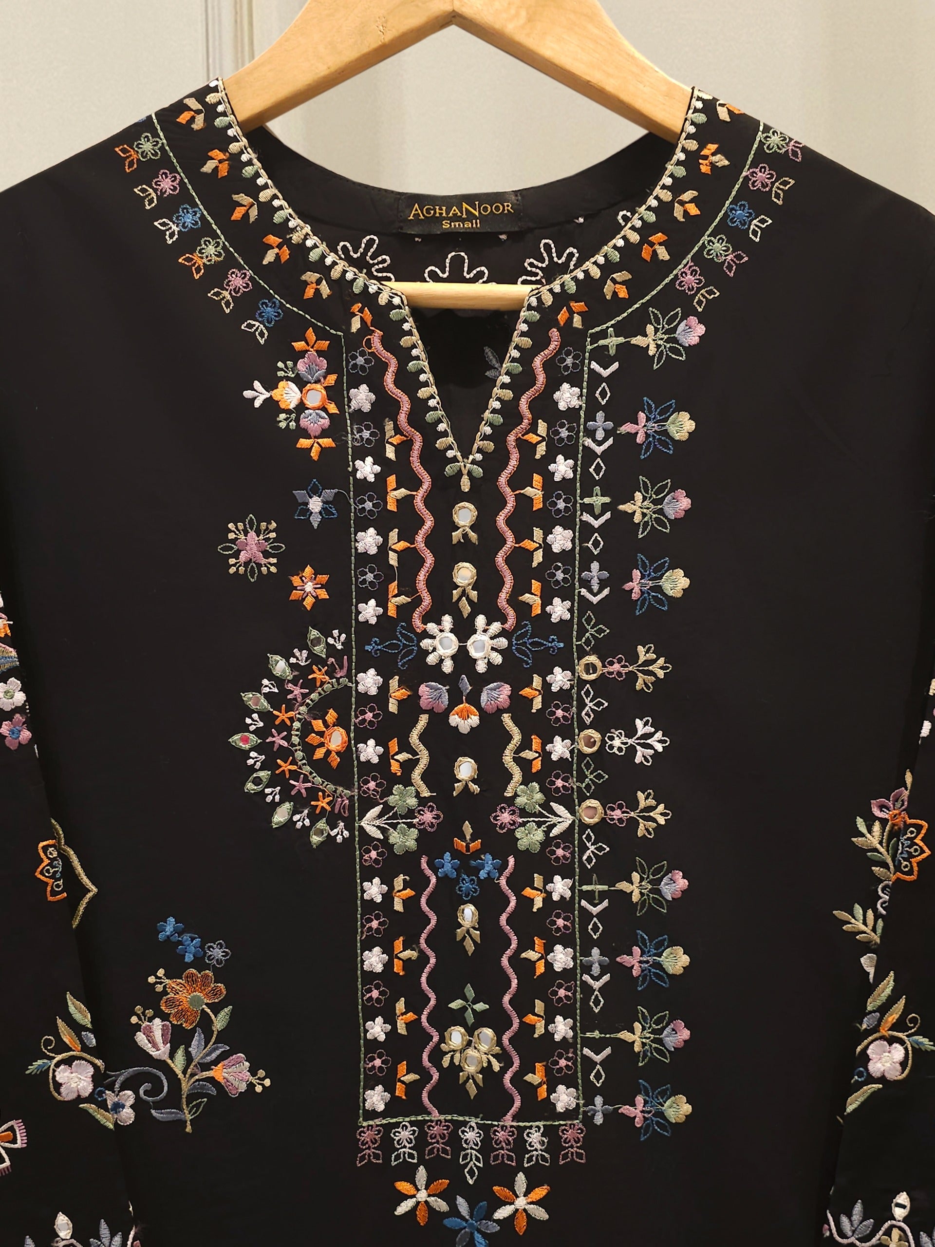 2 Piece - Embroidered Cambric Suit  S112805