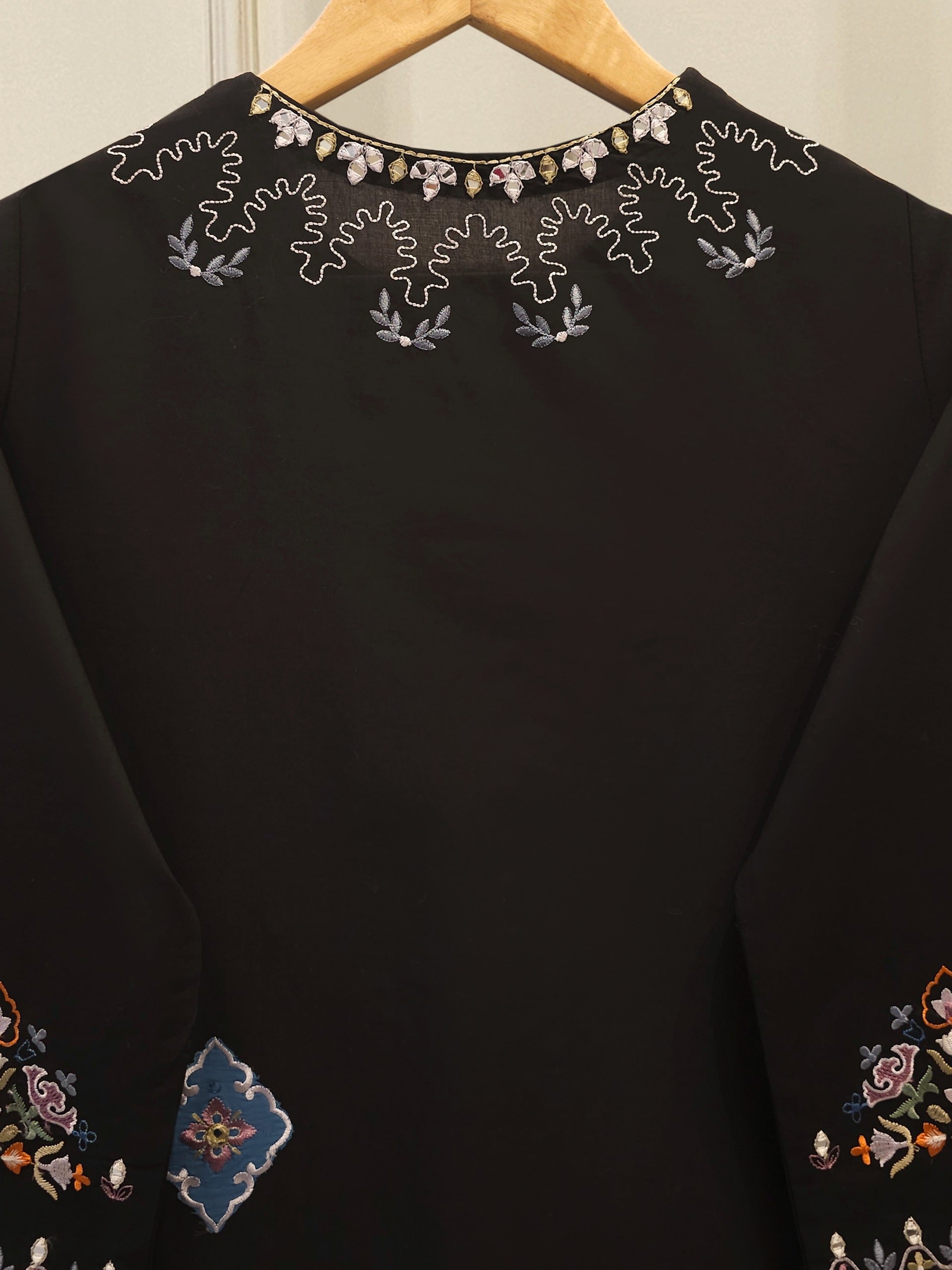 2 Piece - Embroidered Cambric Suit  S112805