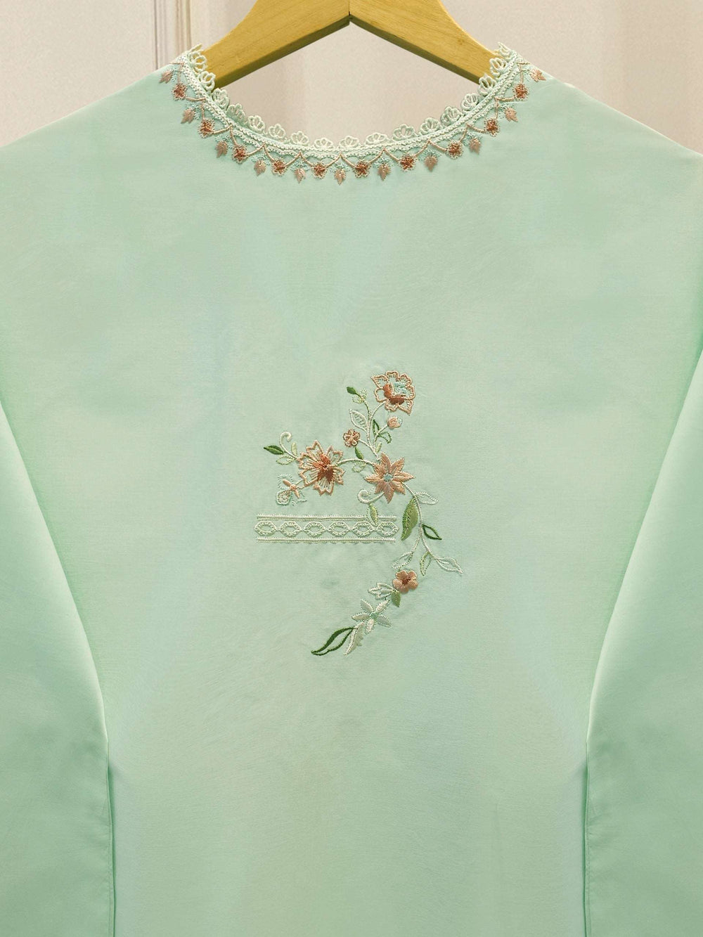 2 Piece - Embroidered Cambric Suit S114313