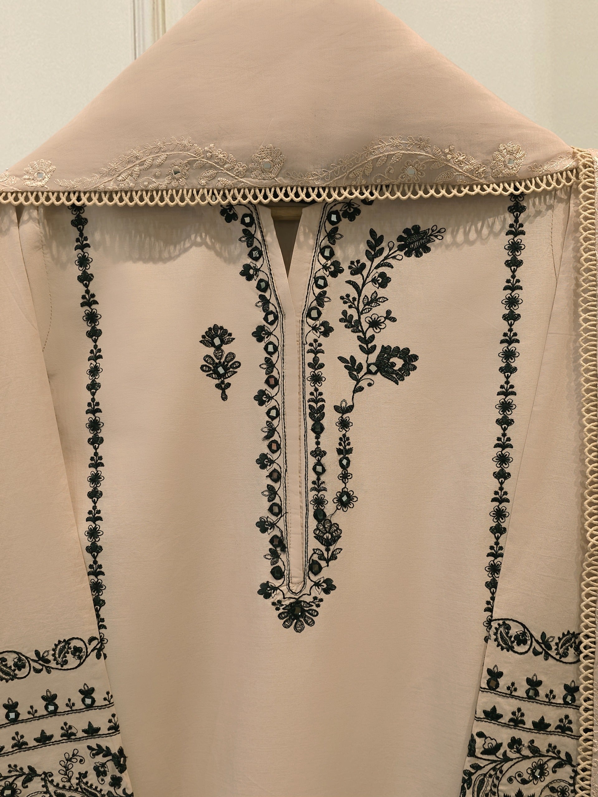2 Piece - Embroidered Cambric  Suit S114550