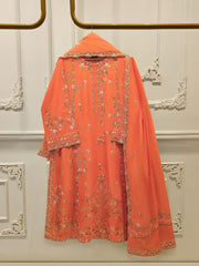 3 Piece - Embroidered Cambric  Suit S114602