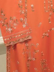 3 Piece - Embroidered Cambric  Suit S114602