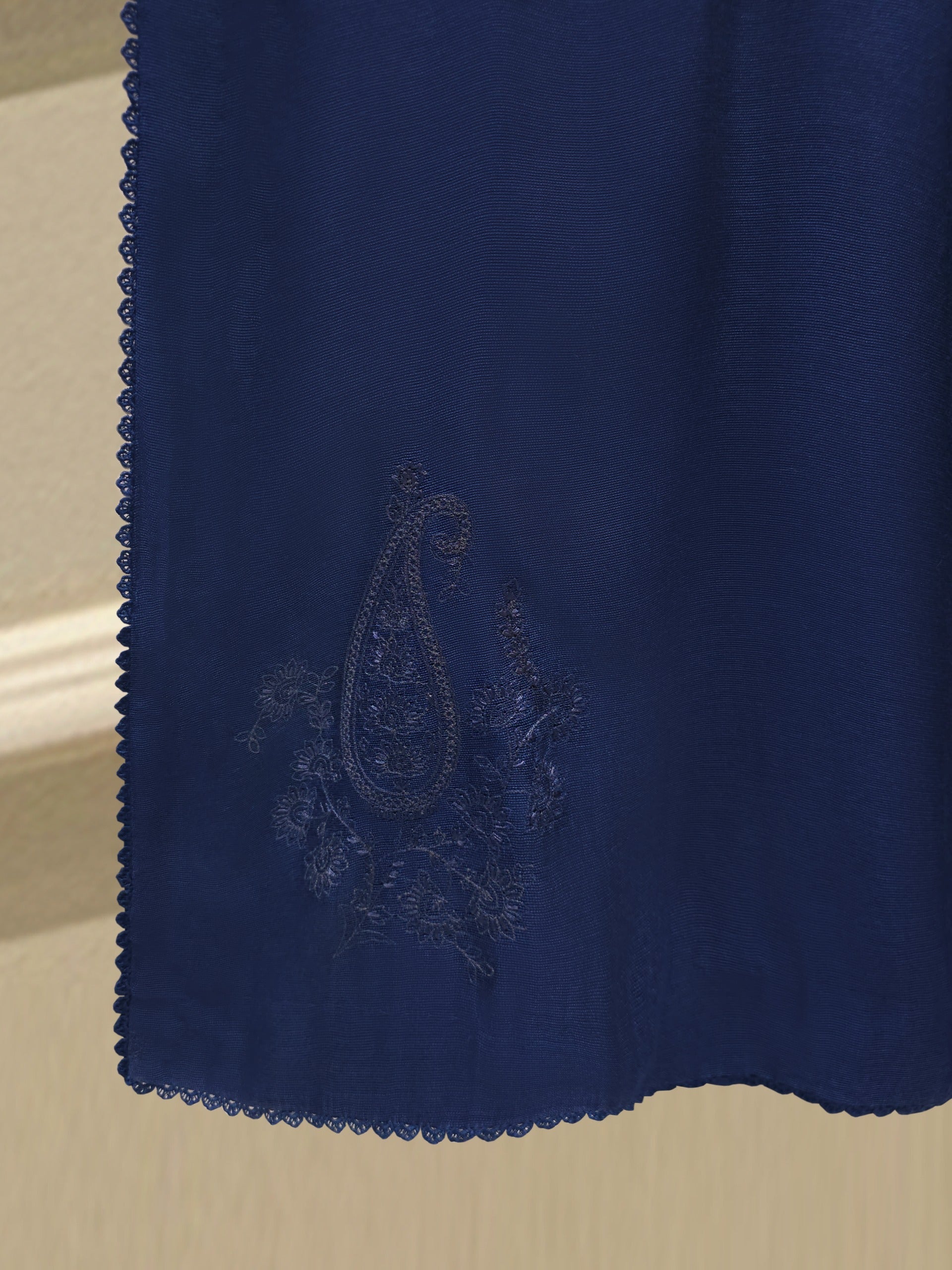 3 Piece - Pure Embroidered Cotton Net Suit S114608