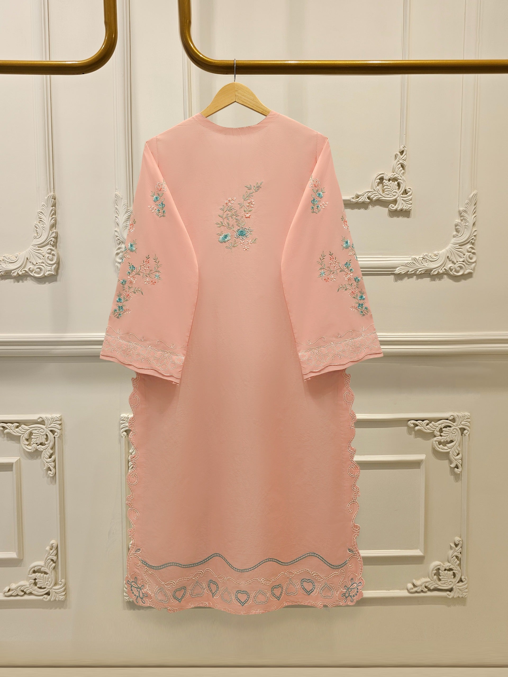 3 Piece - Embroidered Cambric  Suit S114647