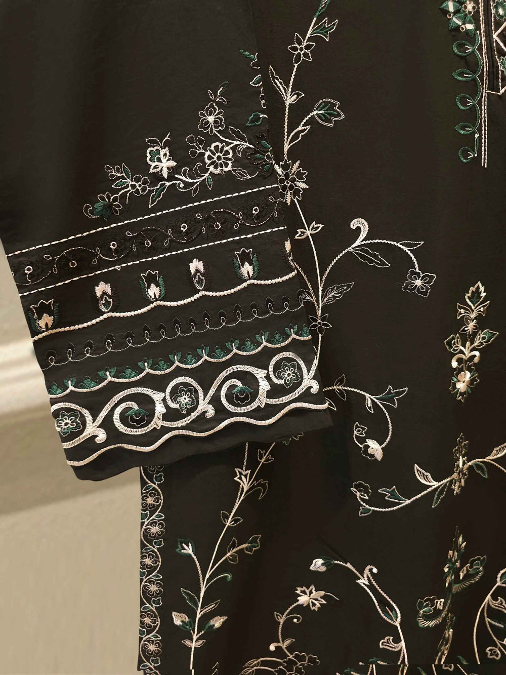 2 Piece - Embroidered Cambric Suit S114672