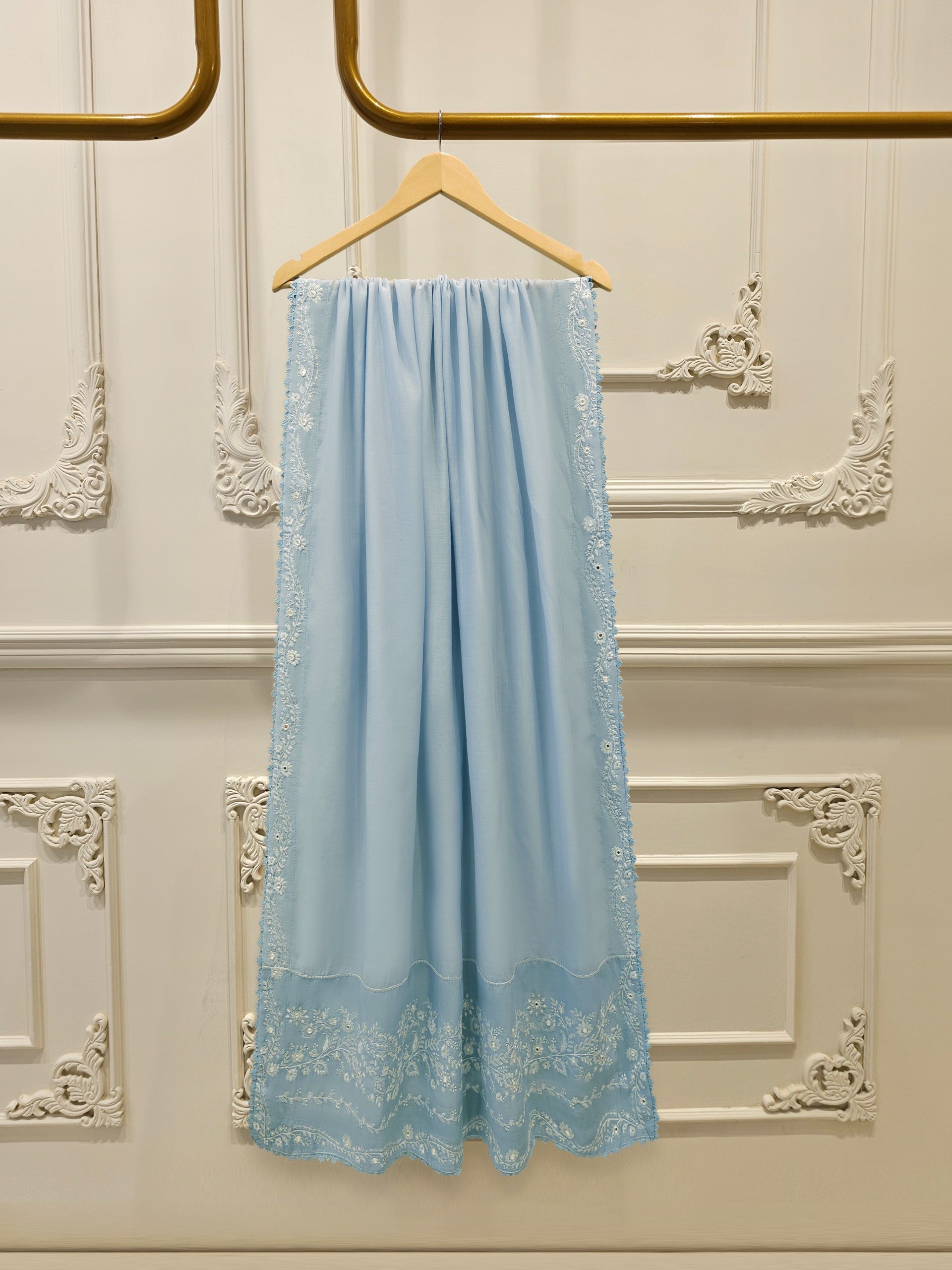 2 Piece - Embroidered Cambric  Suit S114673