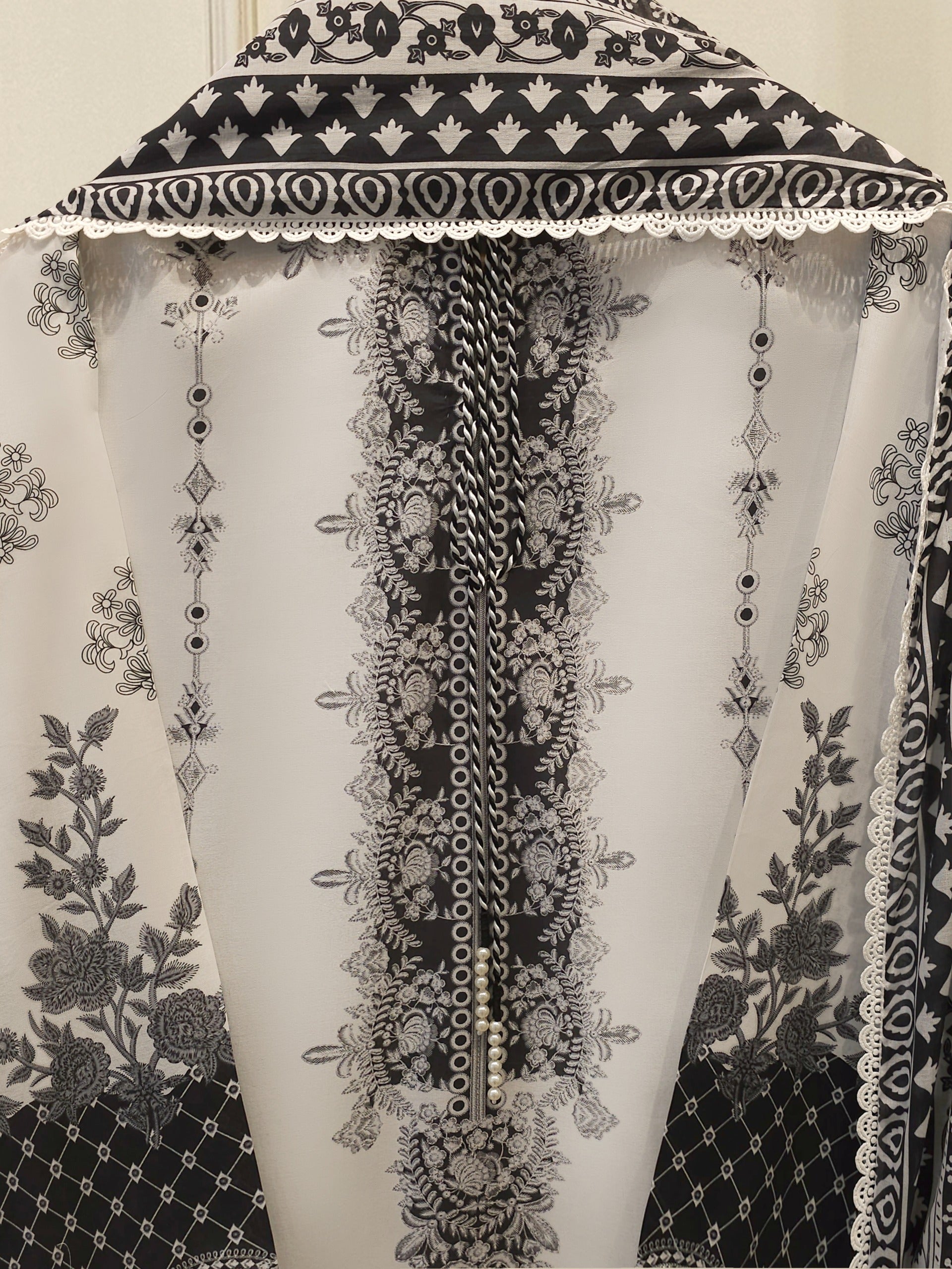 2-Piece Digital Printed Cambric Suit S114794