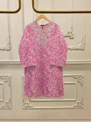 2 Piece - Embroidered Digital Printed Cambric Suit S114816