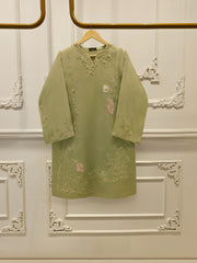 2 Piece- Pure Sheesha Silk Embroidered Suit S114813
