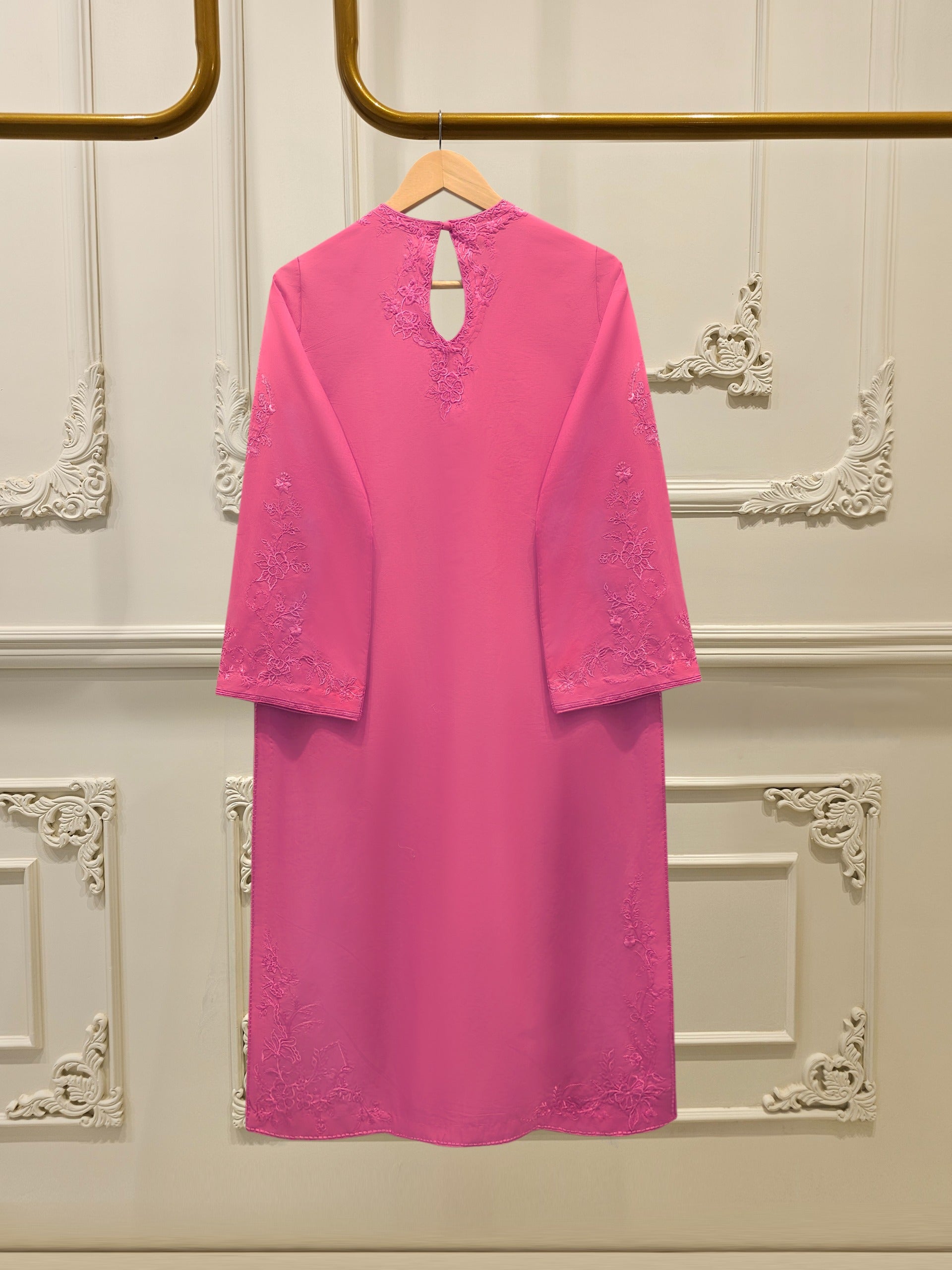 2 Piece - Embroidered Cambric Suit S114969