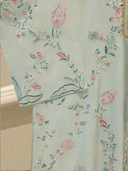Pure Sheesha Silk Embroidered Shirt S114956