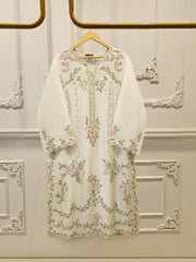 Pure Sheesha Silk Embroidered Shirt S114964
