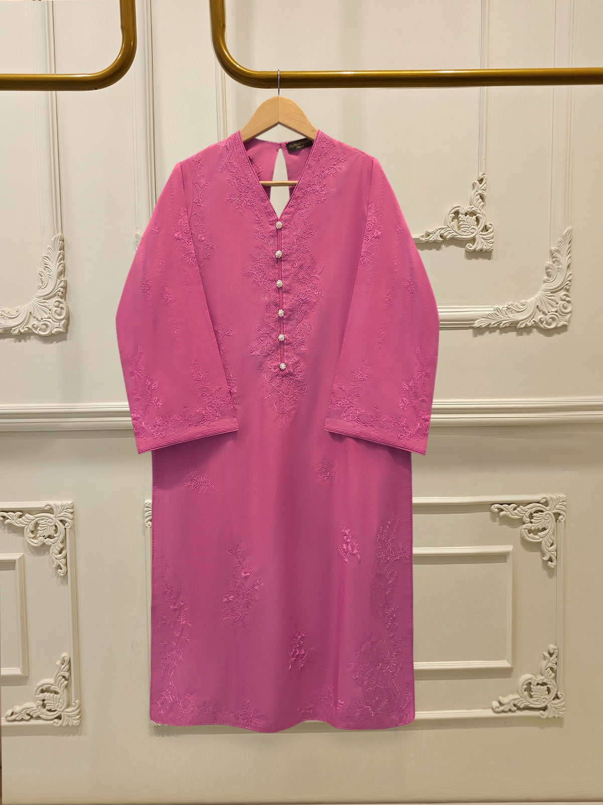 2 Piece - Embroidered Cambric Suit S114969