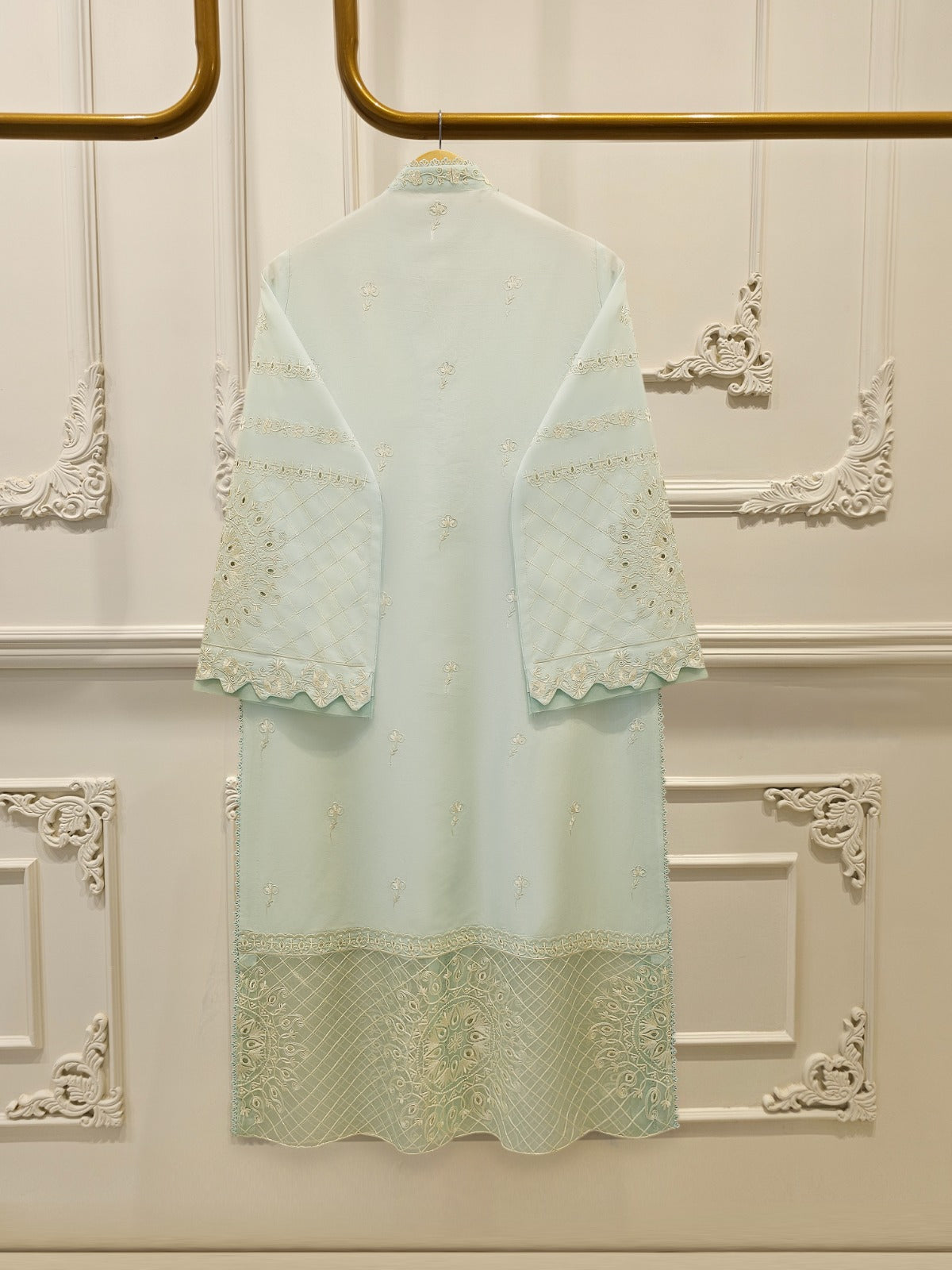 2 Piece - Embroidered Cambric Suit S114961