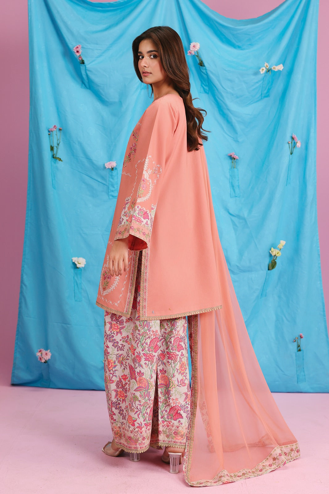 3-PC Stitched Embroidered Lawn Collection CNP-6-279