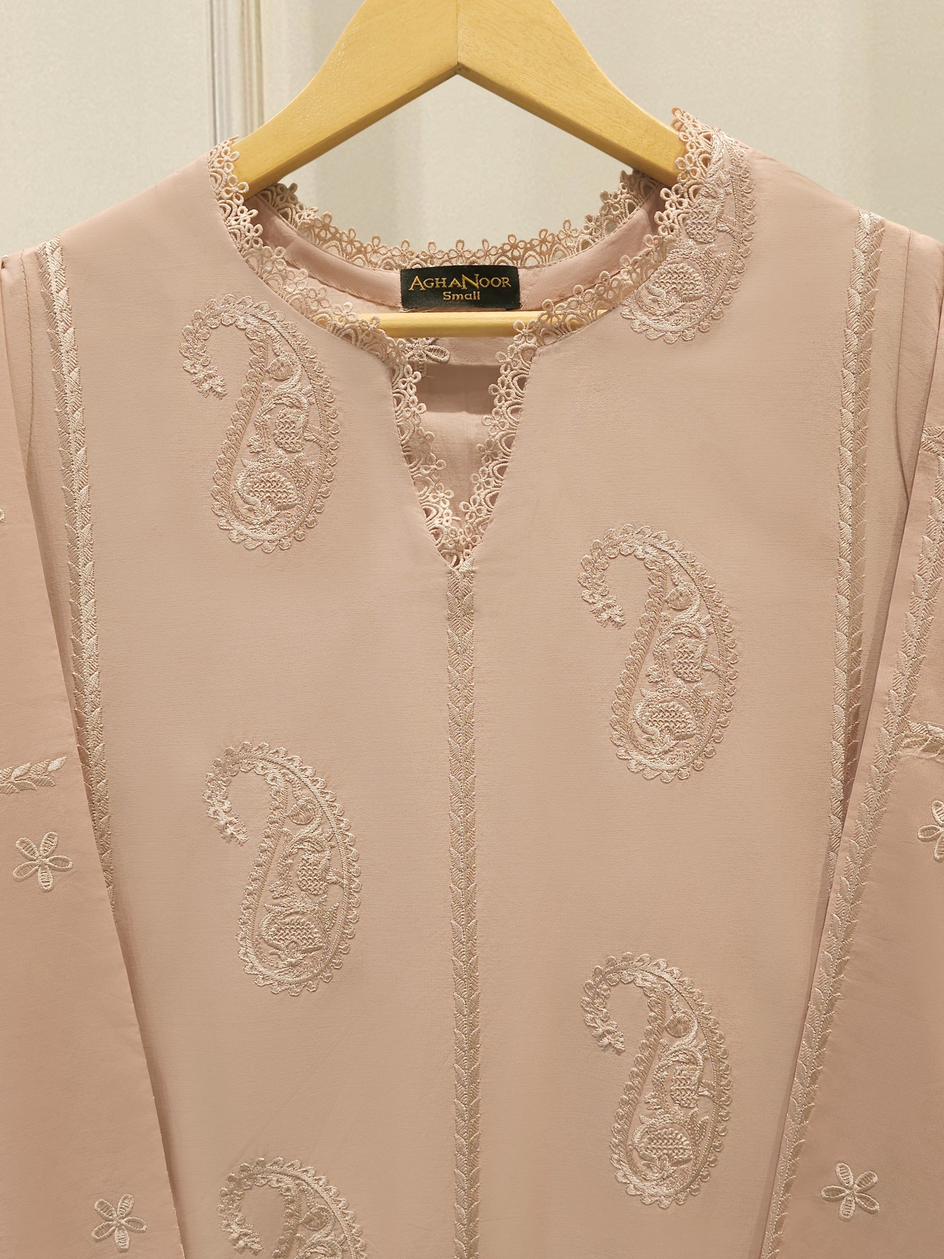 2 Piece - Embroidered Cambric Suit S115166