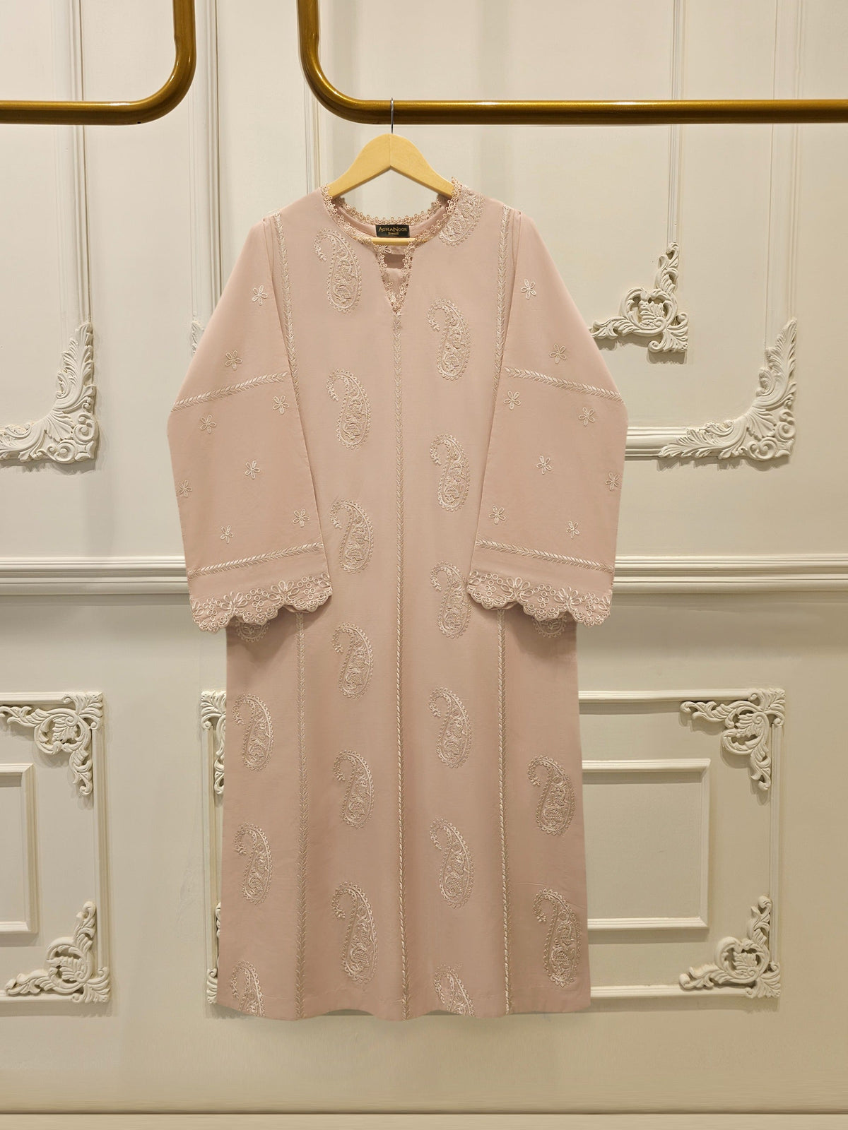 2 Piece - Embroidered Cambric Suit S115166