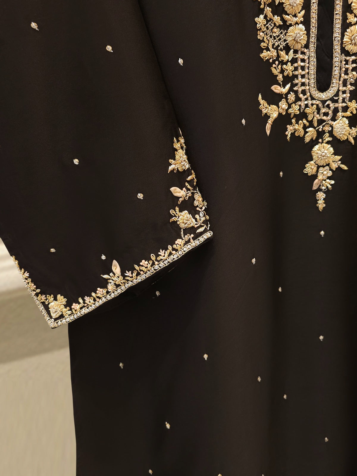 2 Piece- Pure Sheesha Silk Embroidered Suit S115225