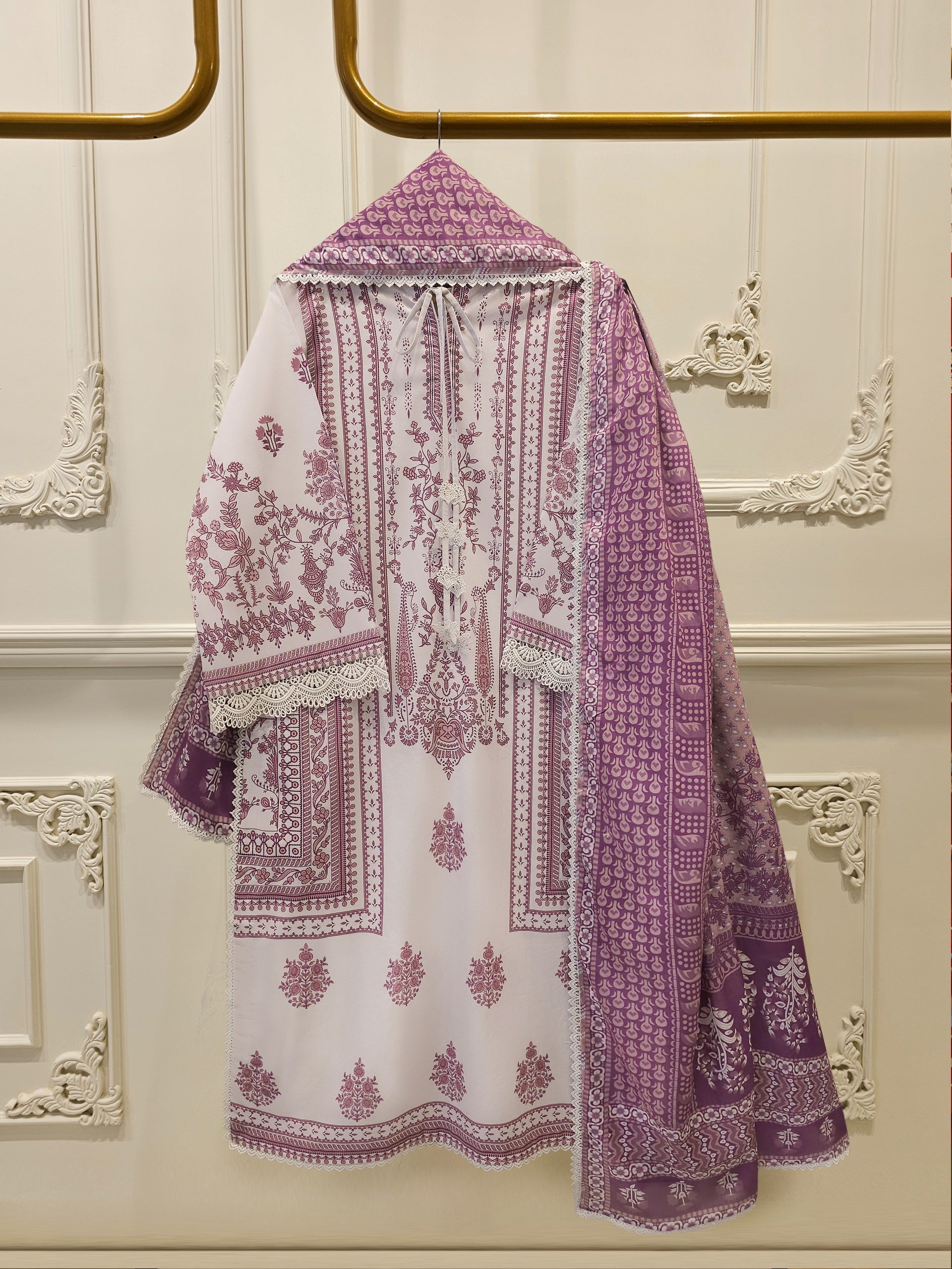 2 Piece Digital Printed Lawn Suit S115252