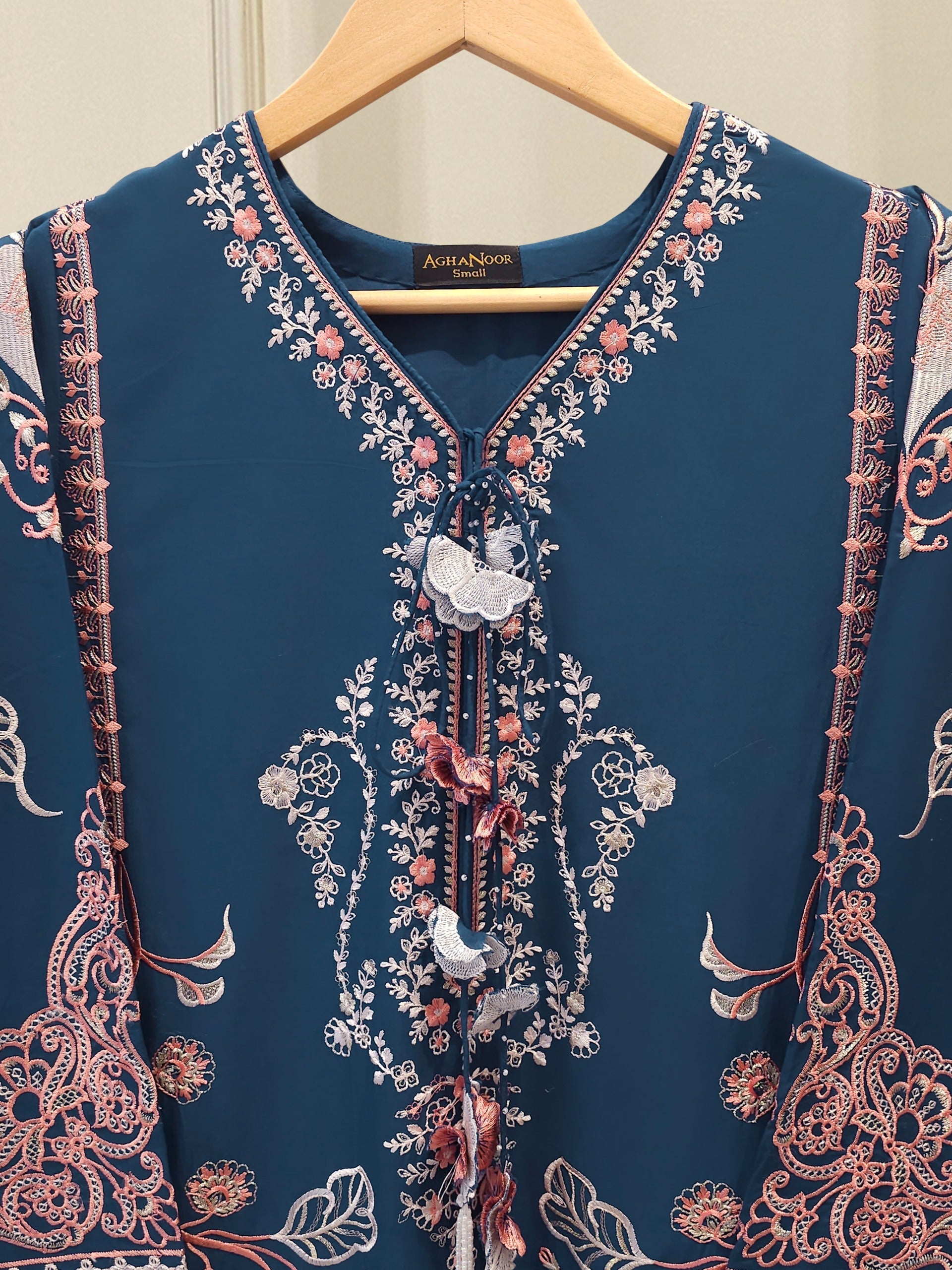 2 Piece - Embroidered Cambric Suit S115305