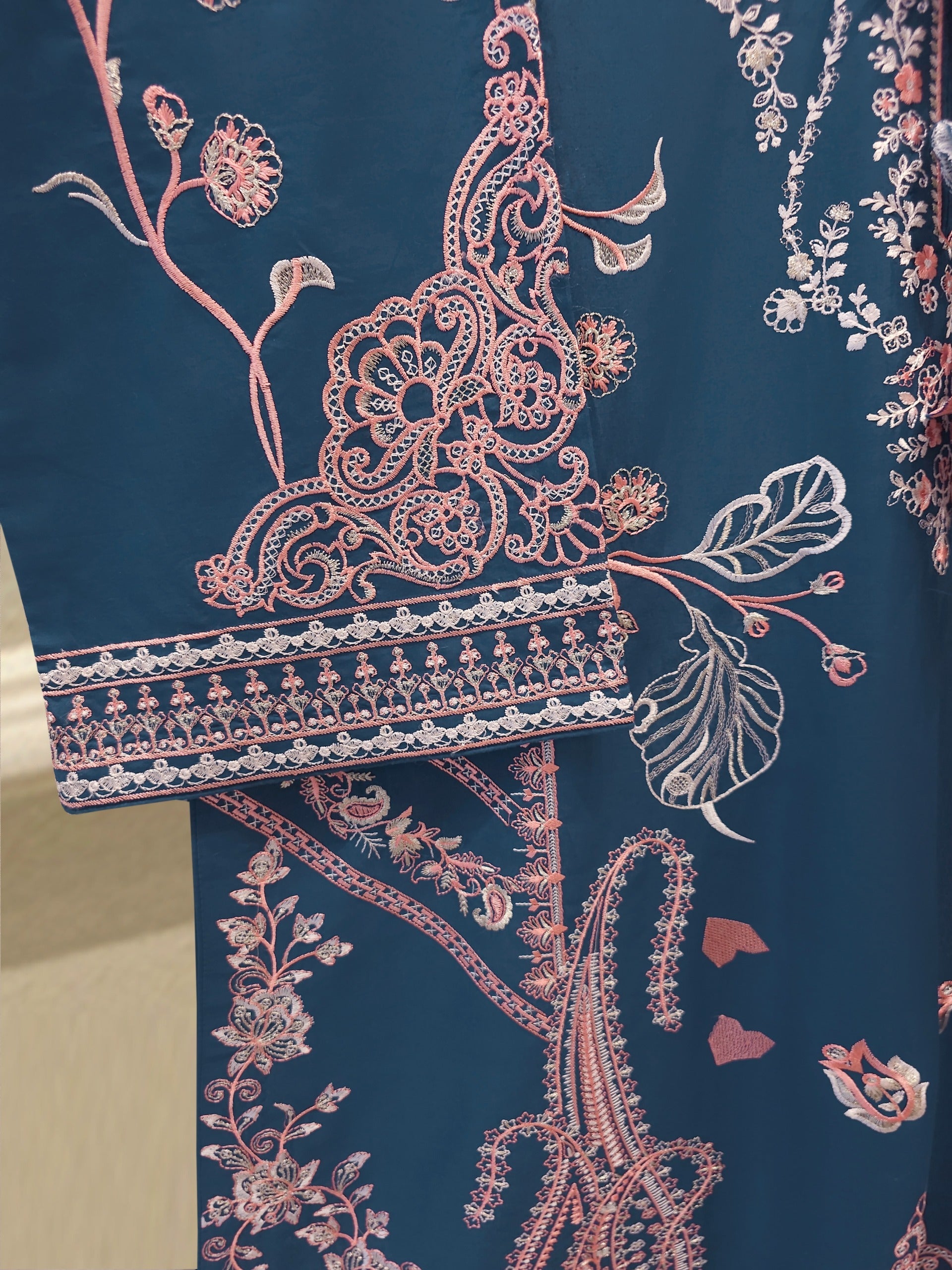 2 Piece - Embroidered Cambric Suit S115305