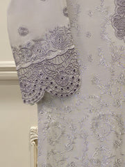 Pure Embroidered Cotton Net Shirt-S114098
