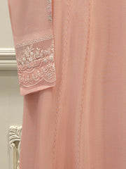 2 Piece - Pure Embroidered Cotton Net Suit S111975