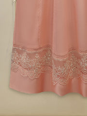 2 Piece - Pure Embroidered Cotton Net Suit S111975