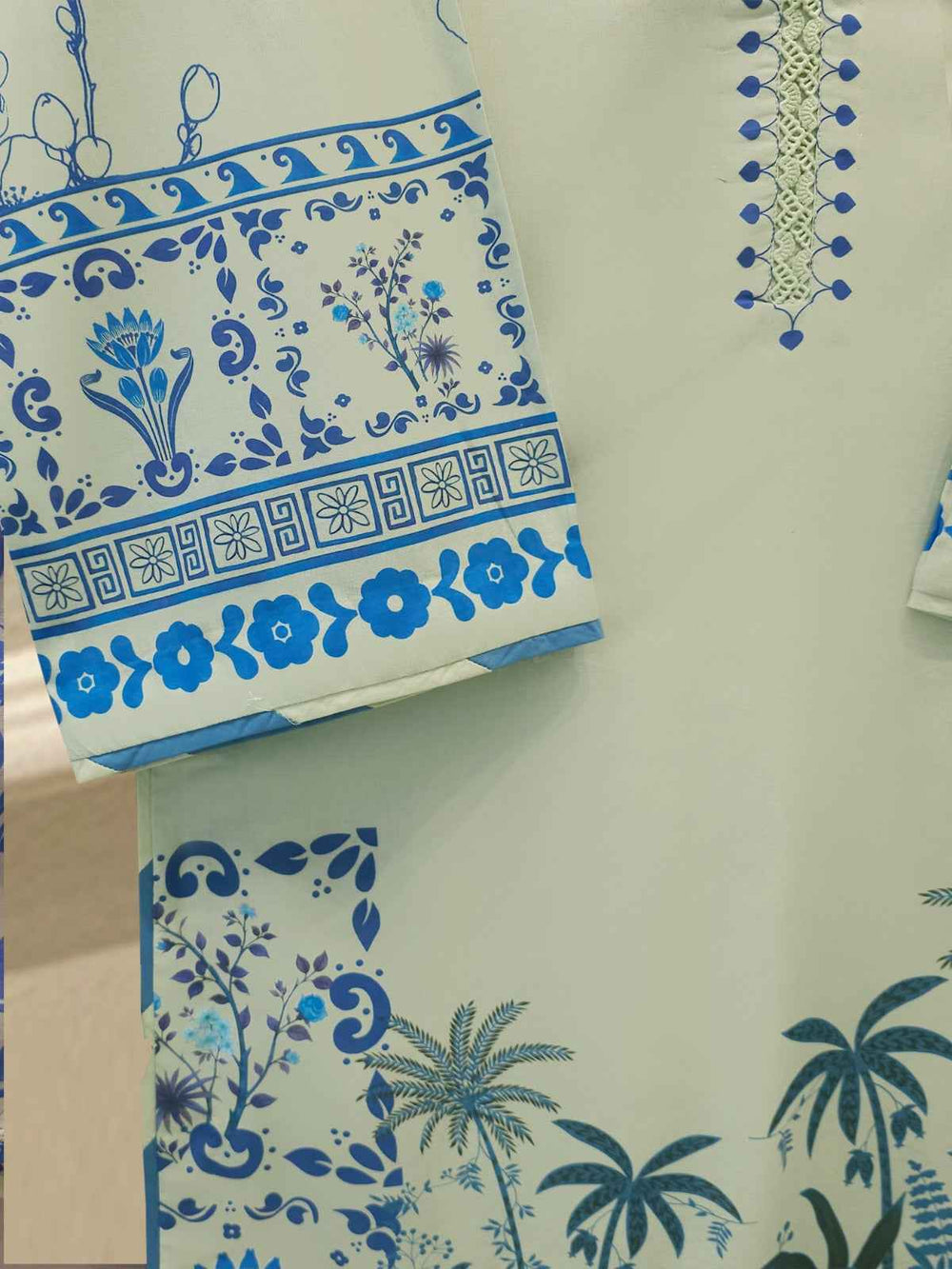 2 Piece - Digital Printed  Lawn Suit S115361