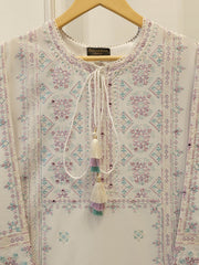 2 Piece - Embroidered Cambric Suit S115290