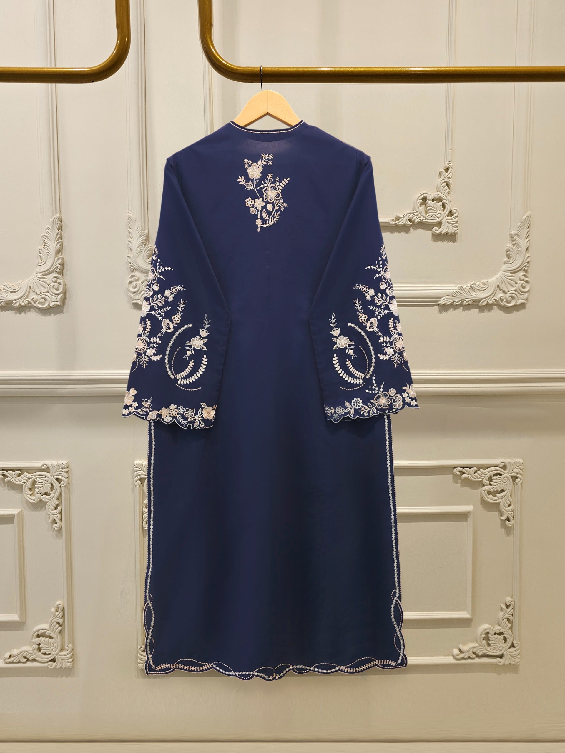2 Piece - Embroidered Cambric Suit S115539