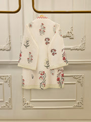 2 Piece - hand block print Cambric Suit S114318