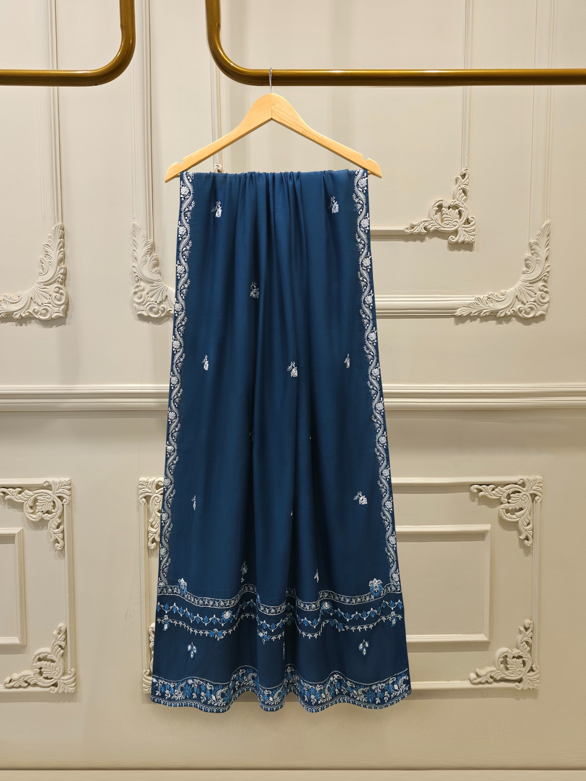 2 Piece - Embroidered Kora  Cotton Suit S114336