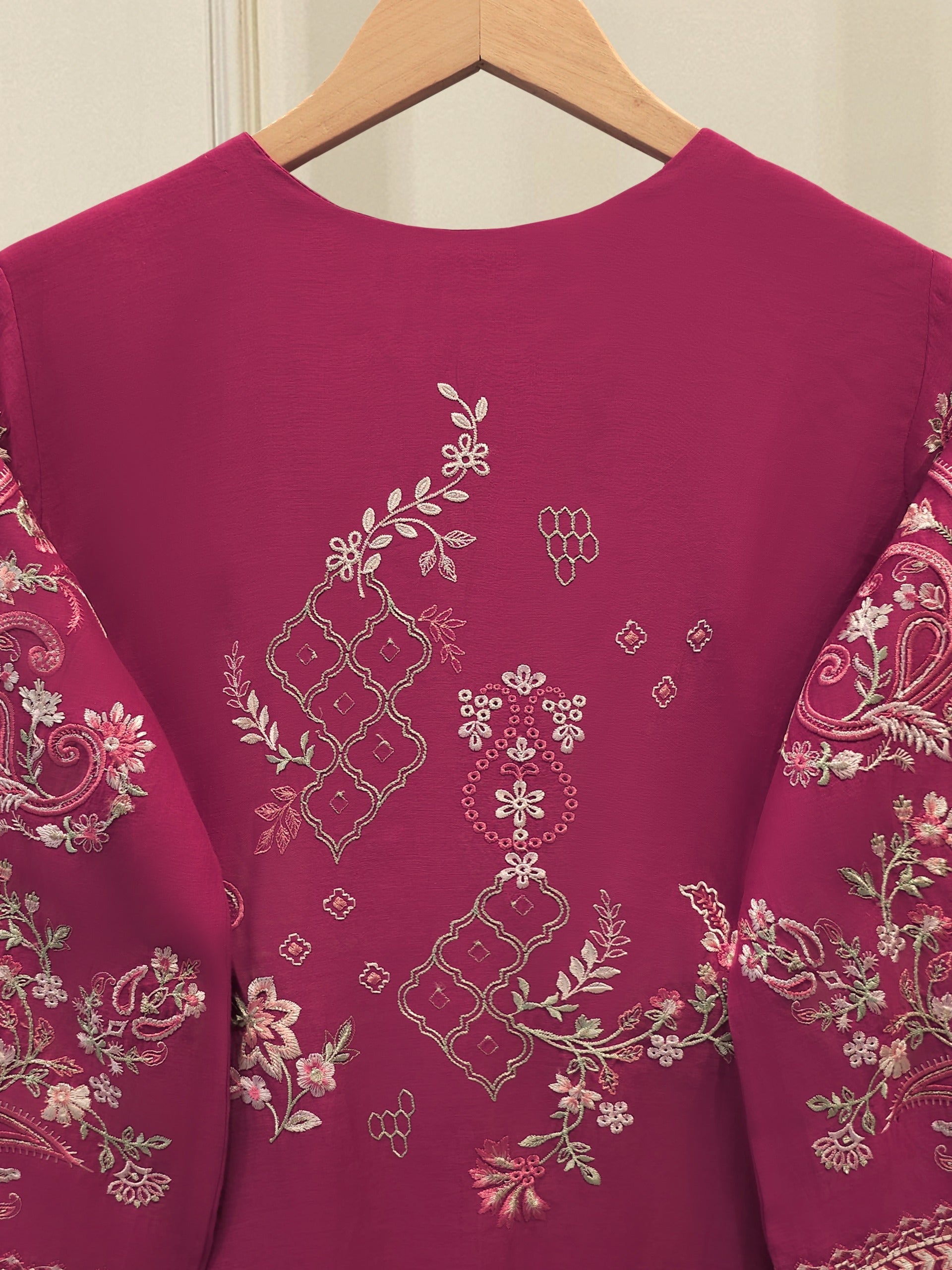 Embroidered Kora  Cotton Shirt S114471
