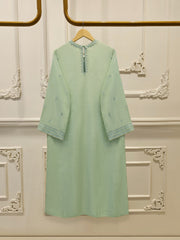 3 Piece - Pure Embroidered Korean Silk  S114506