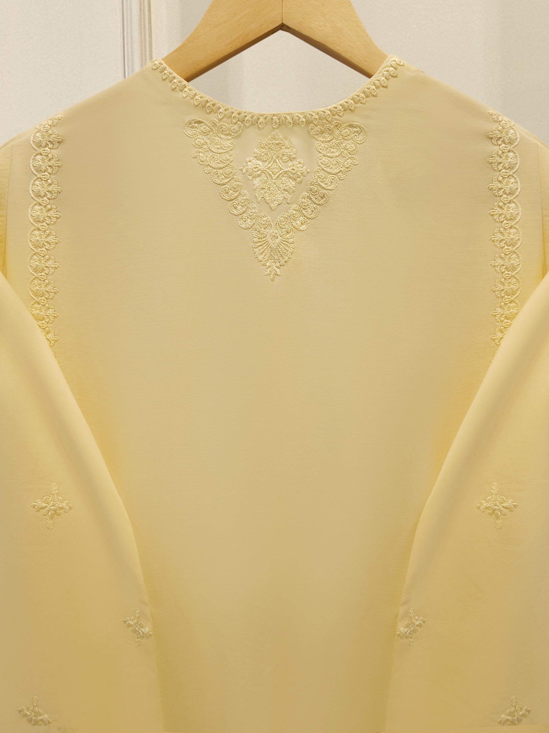 3 Piece - Embroidered Cambric Suit S114818