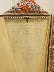 3 Piece - Embroidered Cambric Suit S114818