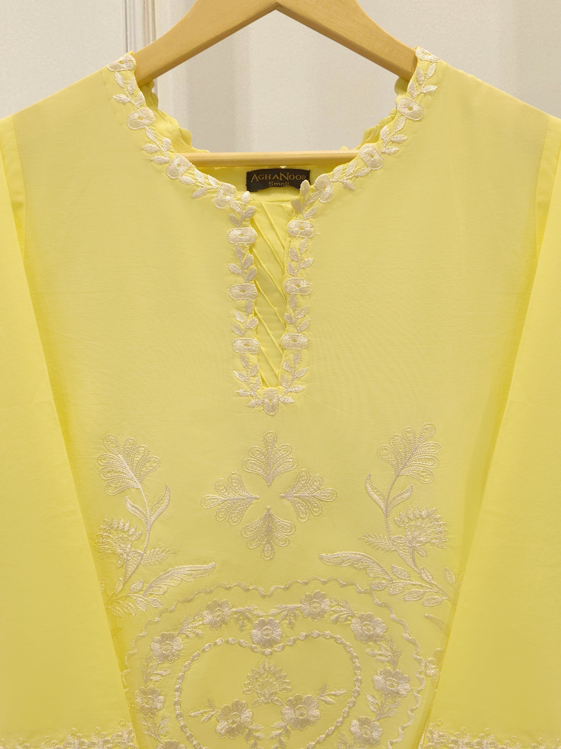 2 Piece - Embroidered Cambric Suit S114945