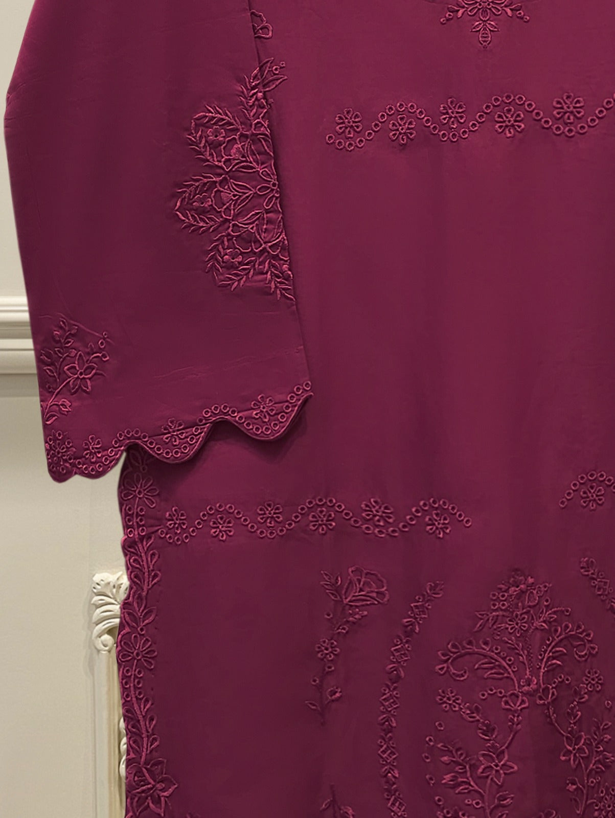 Embroidered Cambric Shirt S114987