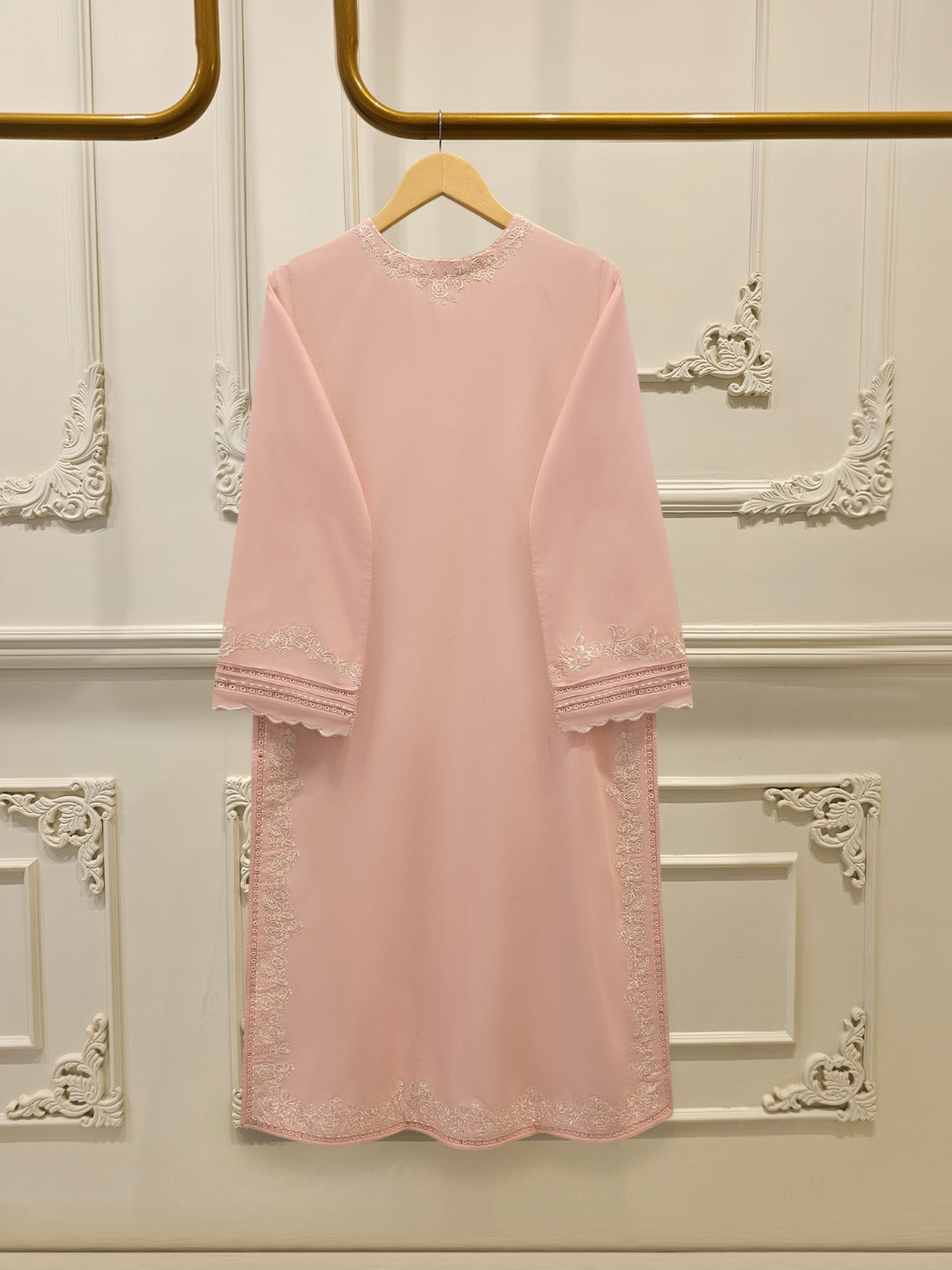2 Piece - Embroidered Cambric Suit S115015