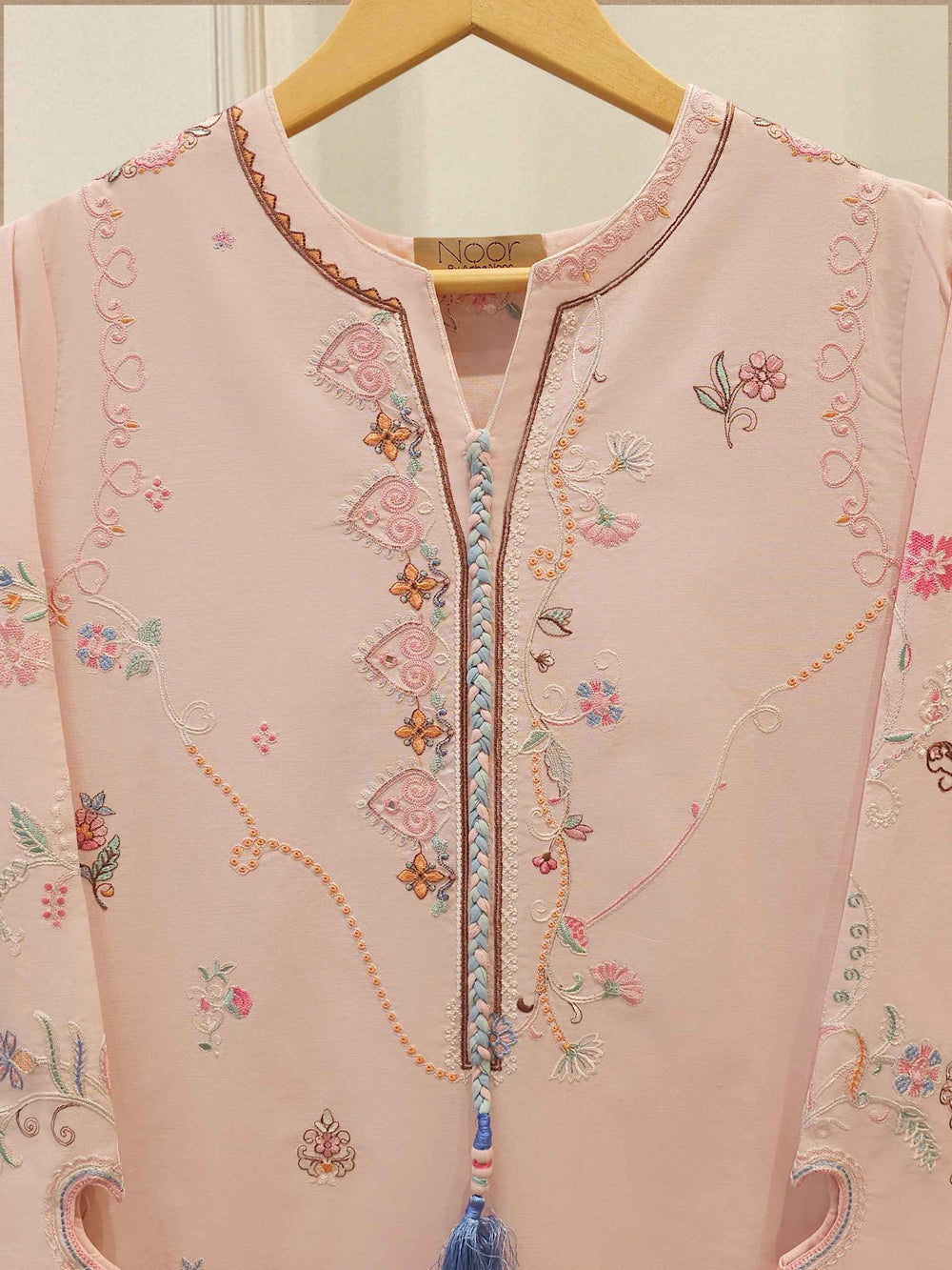 2 Piece - Embroidered Cambric Suit WS00398